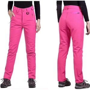 FREE SOLDIER Women's Outdoor Softshell Fleece Lined Snow Ski Pants Size 26